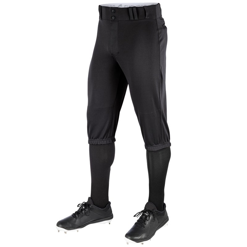 CHAMPRO boys Triple Crown Polyester Knicker, Black, X-Small - Image 1